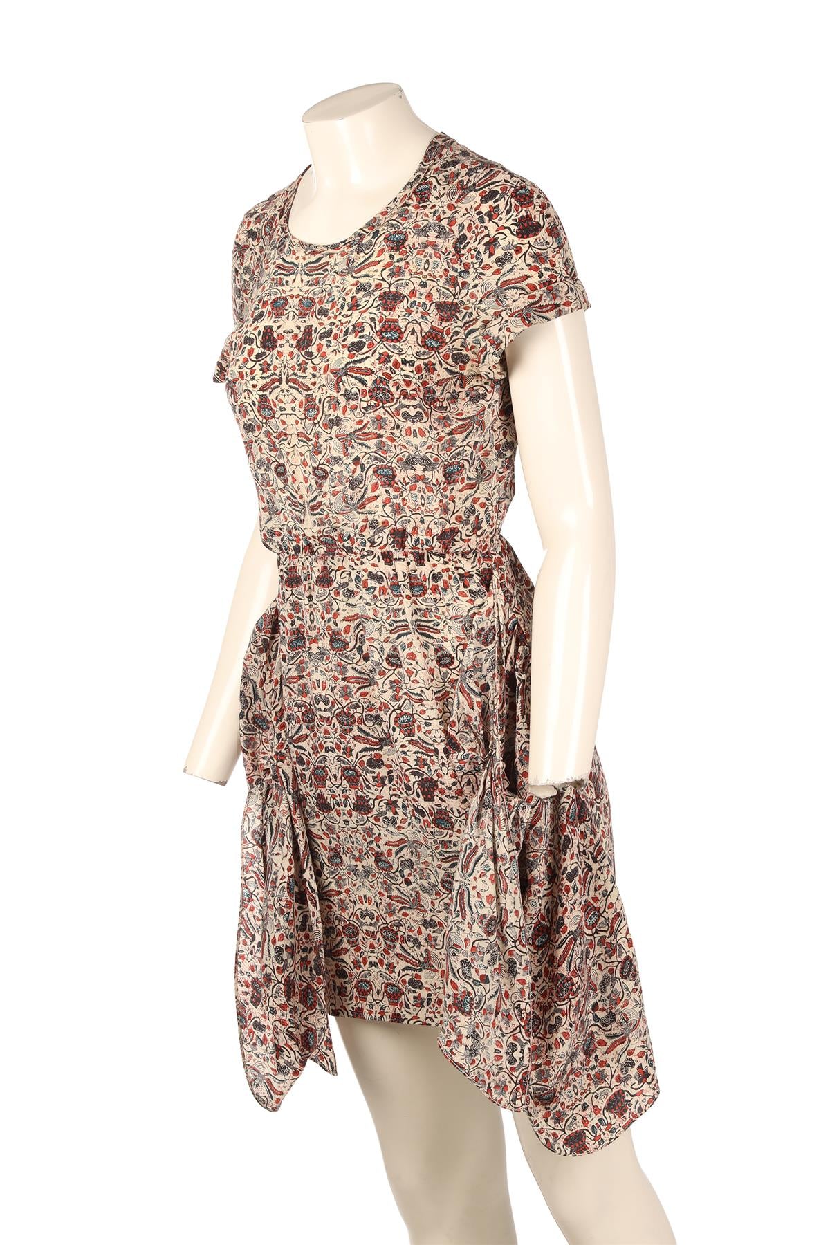 ISABEL MARANT ÉTOILE MULTI SILK MINI DRESS FR 36 UK 8