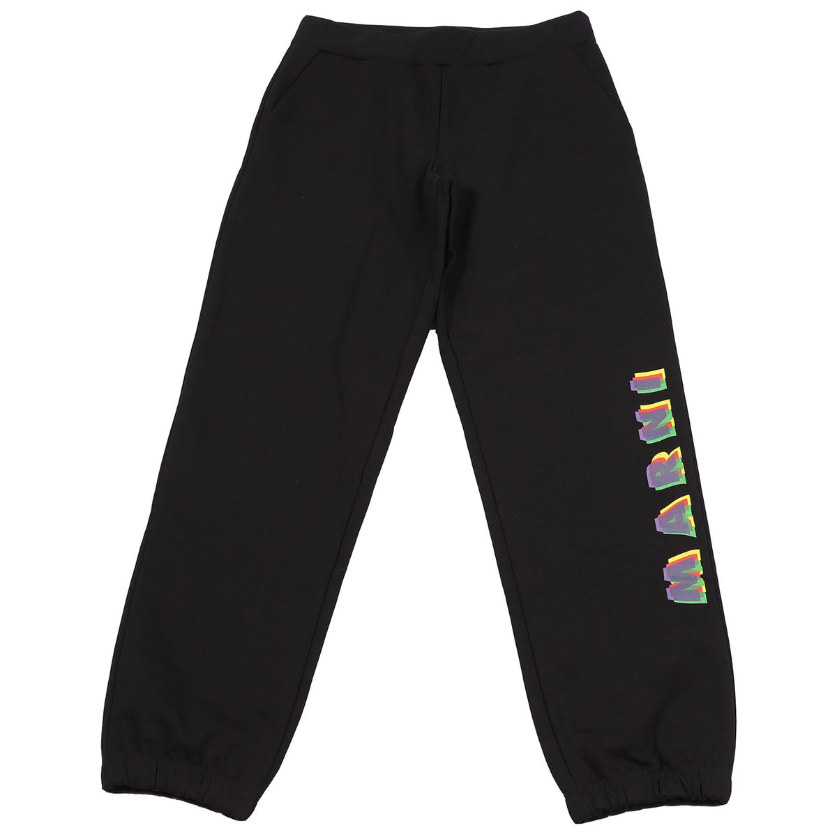 MARNI BLACK KIDS BOYS COTTON PANTS 10 YEARS