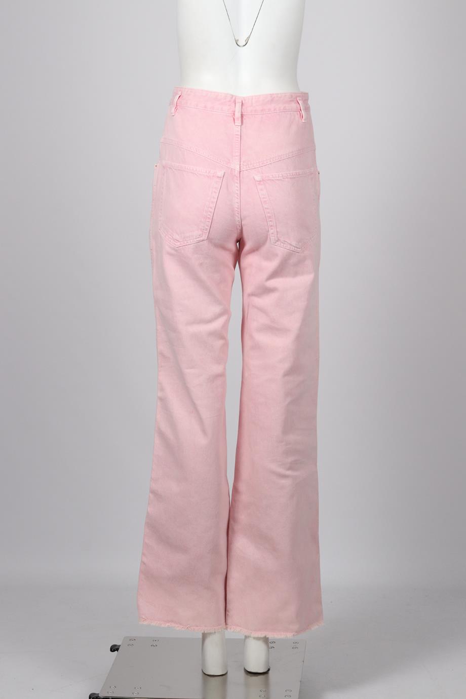 ISABEL MARANT HIGH LEG STRAIGHT LEG JEANS FR 36 UK 8