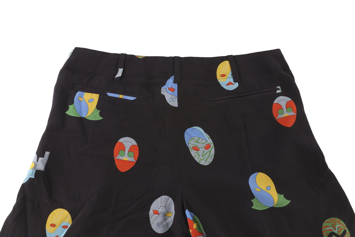 STELLA MCCARTNEY BLACK SILK SHORTS IT 40 UK 8