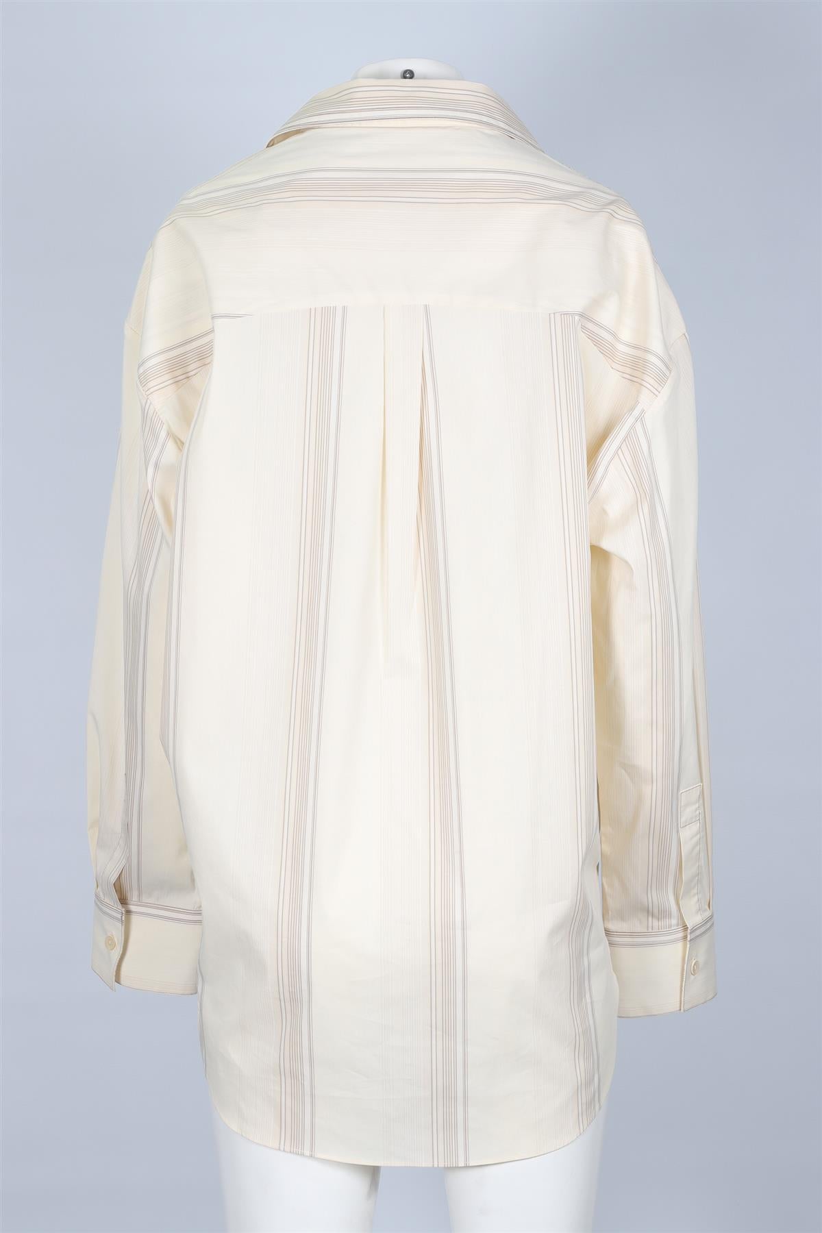 FAITHFUL THE BRAND CREAM COTTON SHIRT MEDIUM