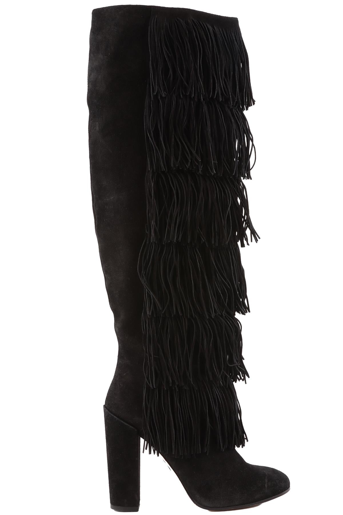 PAUL ANDREW BLACK SUEDE BOOTS EU 38 UK 5 US 8