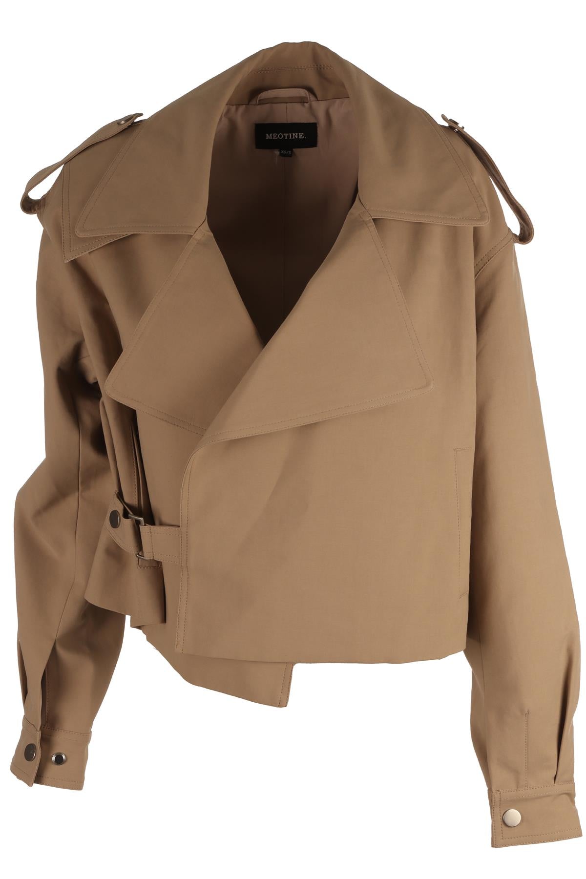 MEOTINE BEIGE COTTON JACKET SMALL
