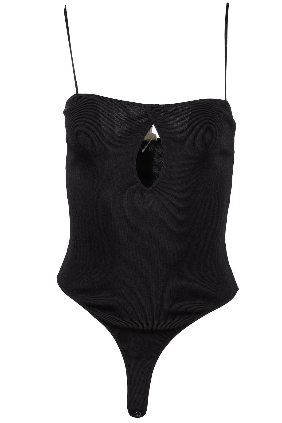 LAPOINTE BLACK KNIT BODYSUIT XSMALL