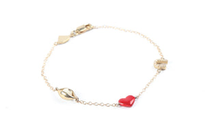 ALISON LOU 14K YELLOW GOLD AND DIAMOND BRACELET