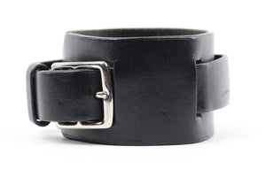 HERMÈS BLACK 2013 LEATHER BRACELET