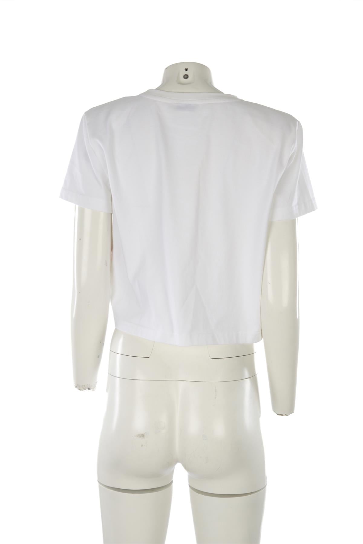 MAGDA BUTRYM WHITE COTTON T-SHIRT FR 36 UK 8