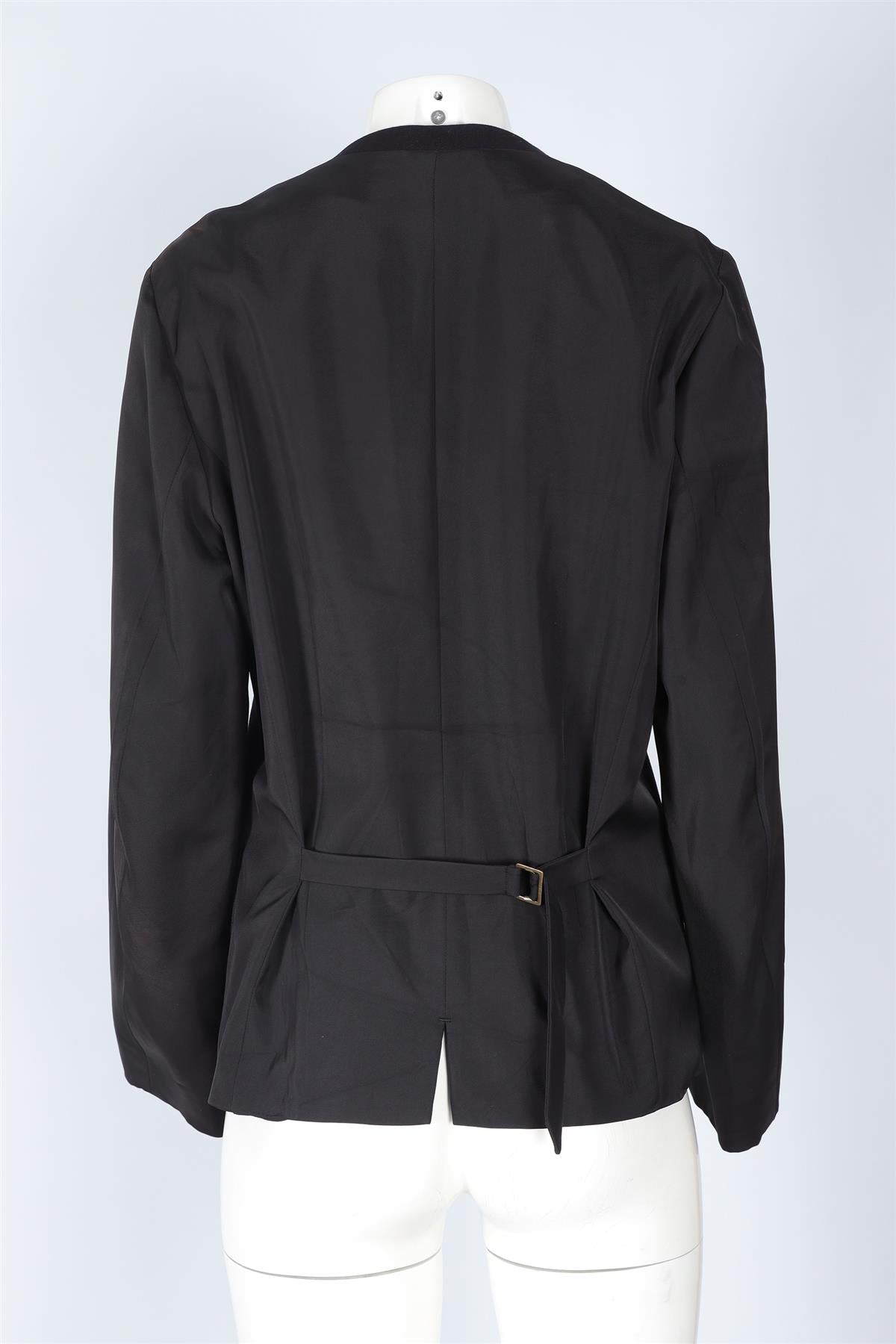 CHLOÉ BLACK WOOL JACKET FR 44 UK 16