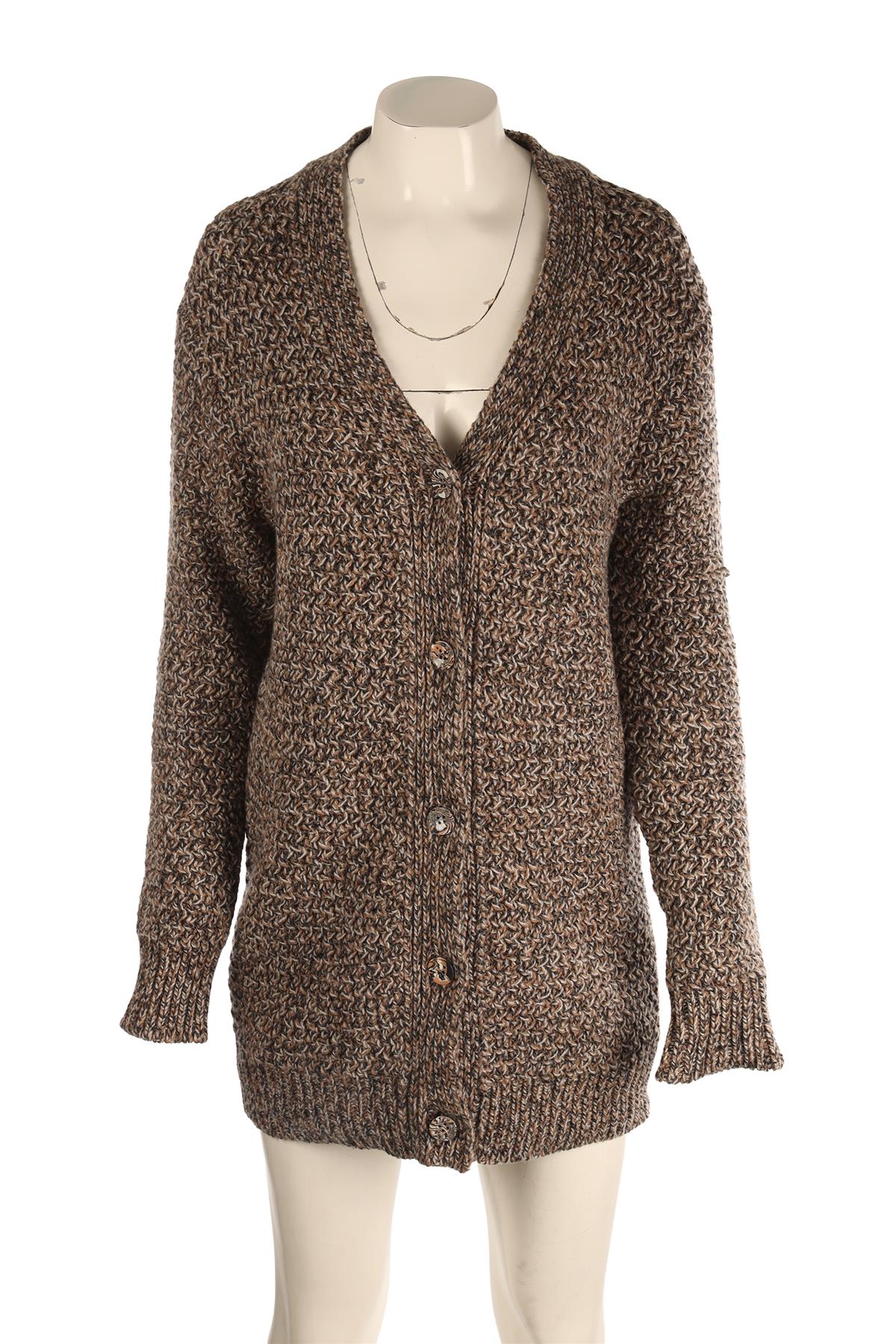 CHLOÉ MULTI WOOL CARDIGAN SMALL