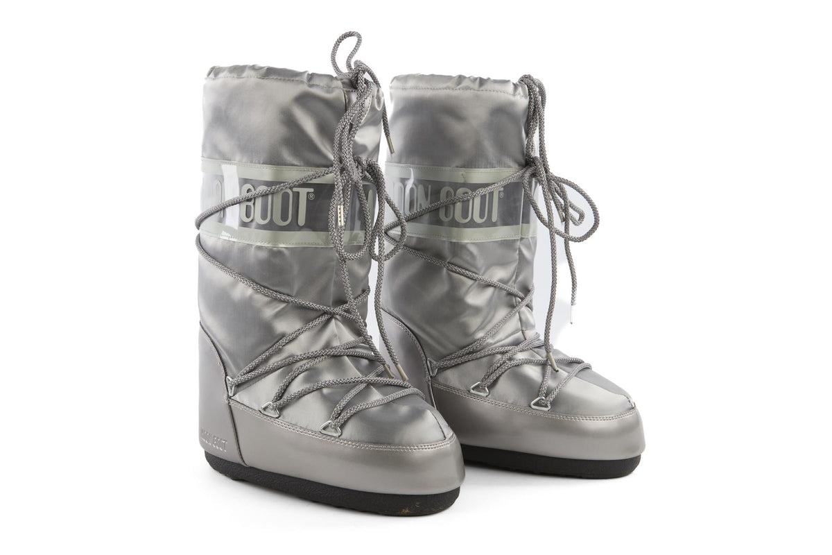 MOON BOOT SILVER KIDS GIRLS BOOTS EU 35-38 UK 2.5-5 US 3.5-6