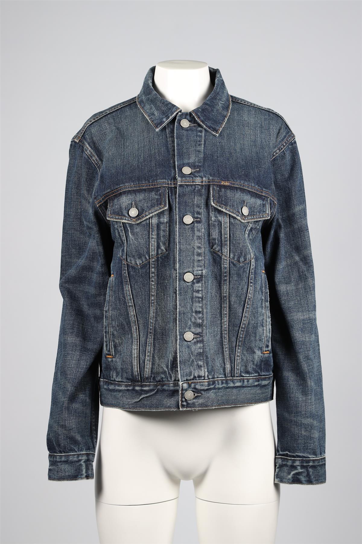 POLO BY RALPH LAUREN BLUE DENIM JACKET MEDIUM