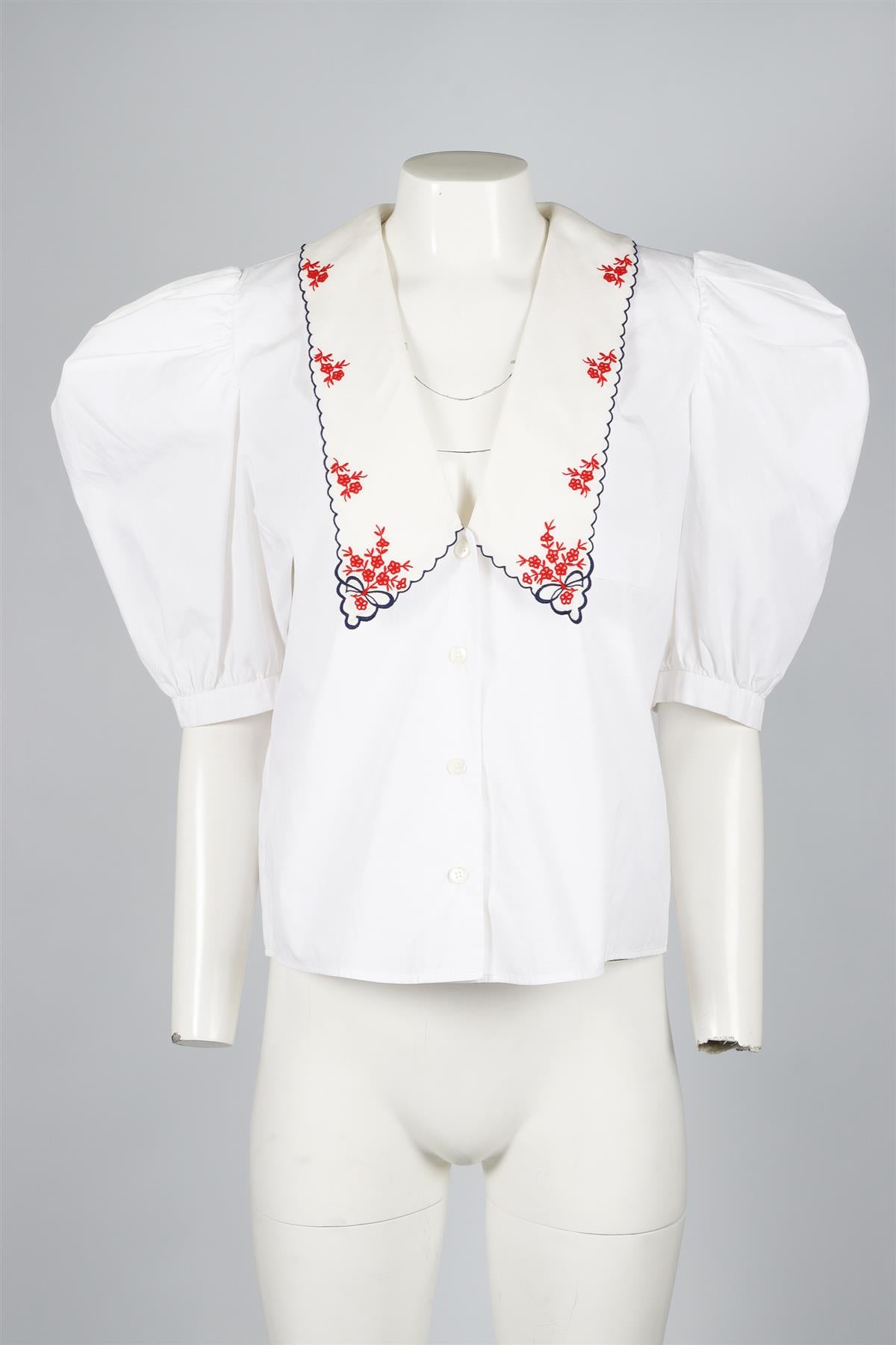 MIU MIU WHITE COTTON SHIRT IT 38 UK 6