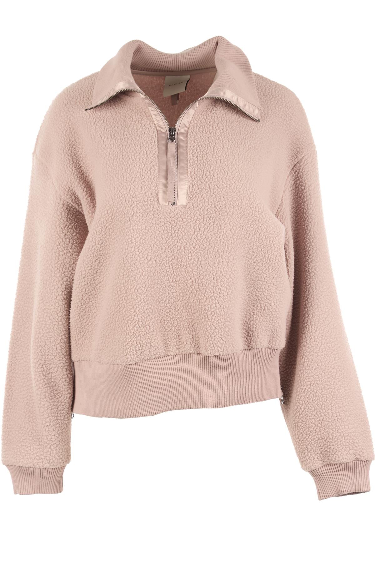 VARLEY PINK FLEECE SWEATSHIRT MEDIUM