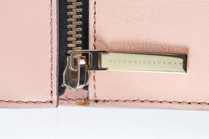 VICTORIA BECKHAM PINK LEATHER CLUTCH