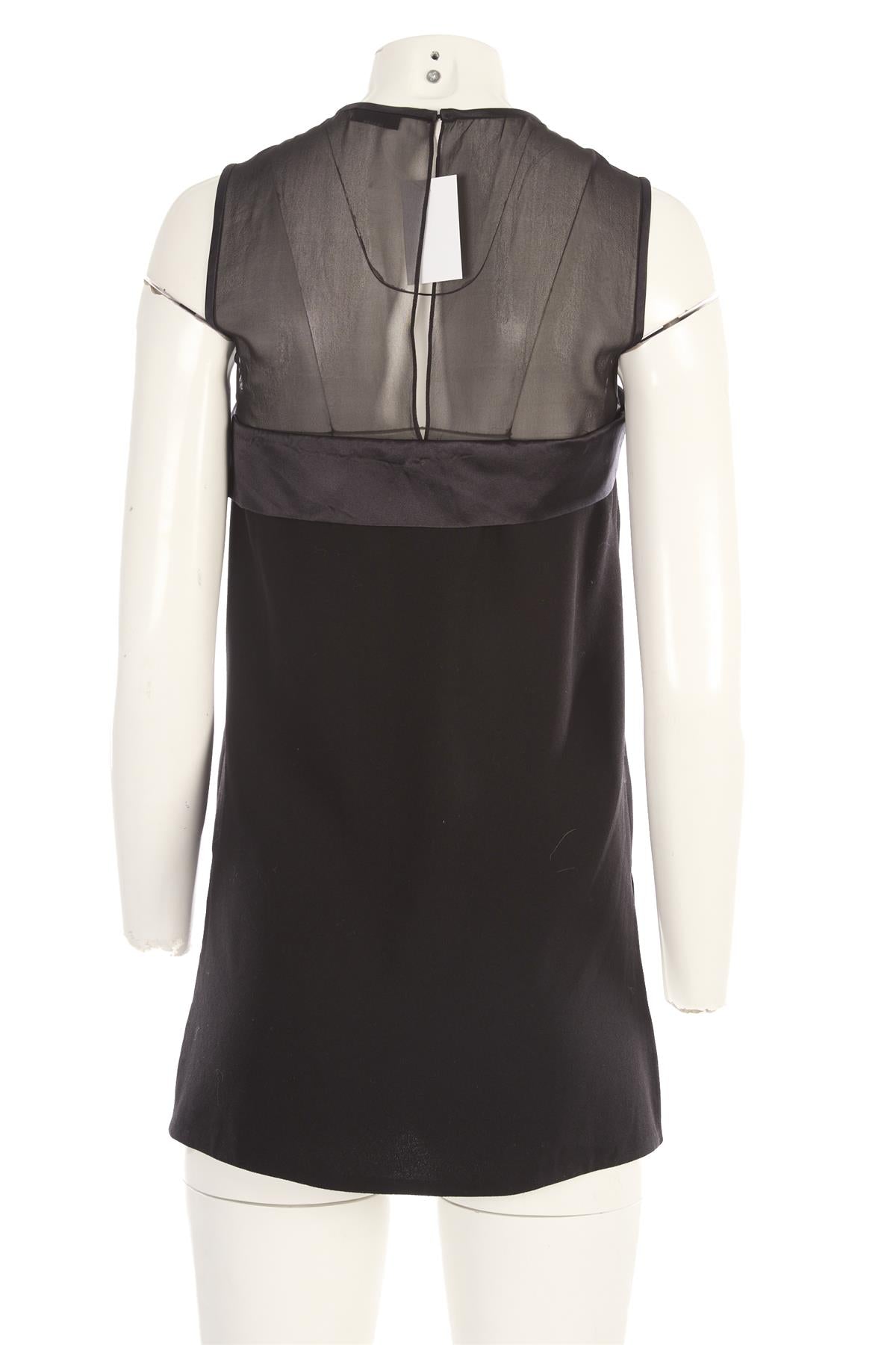 JOSEPH BLACK CREPE TOP FR 36 UK 8