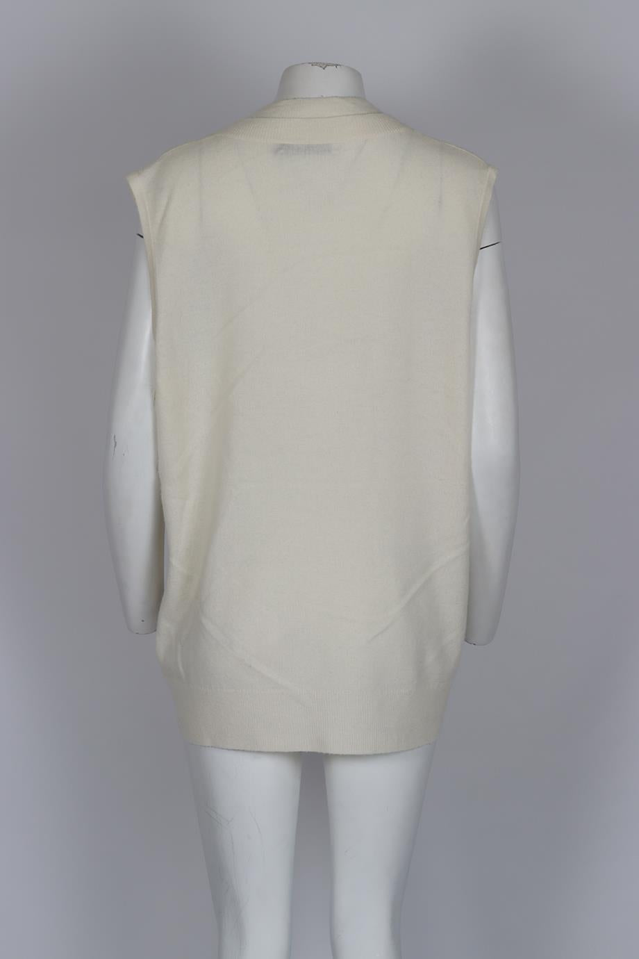 CHRISTOPHER ESBER WOOL AND CASHMERE BLEND SWEATER MEDIUM
