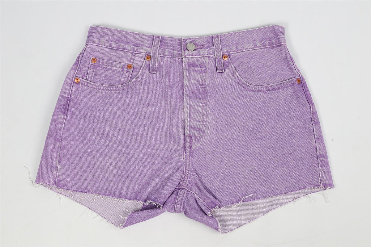 LEVI'S HIGH RISE DENIM SHORTS W28 UK 10