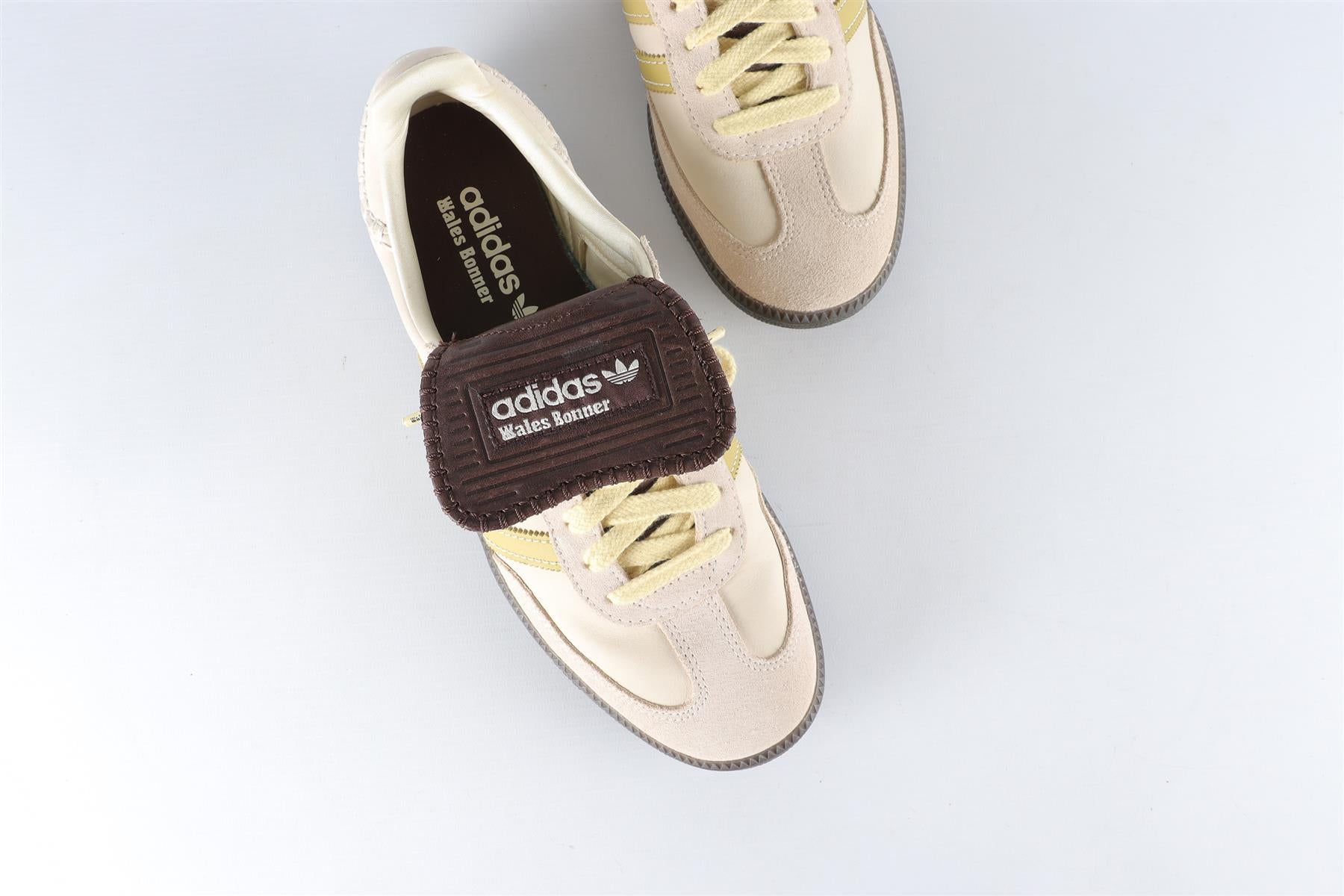 ADIDAS + WALES BONNER BEIGE SAMBA CREAM YELLOW SNEAKERS EU 40 UK 6.5 US 7