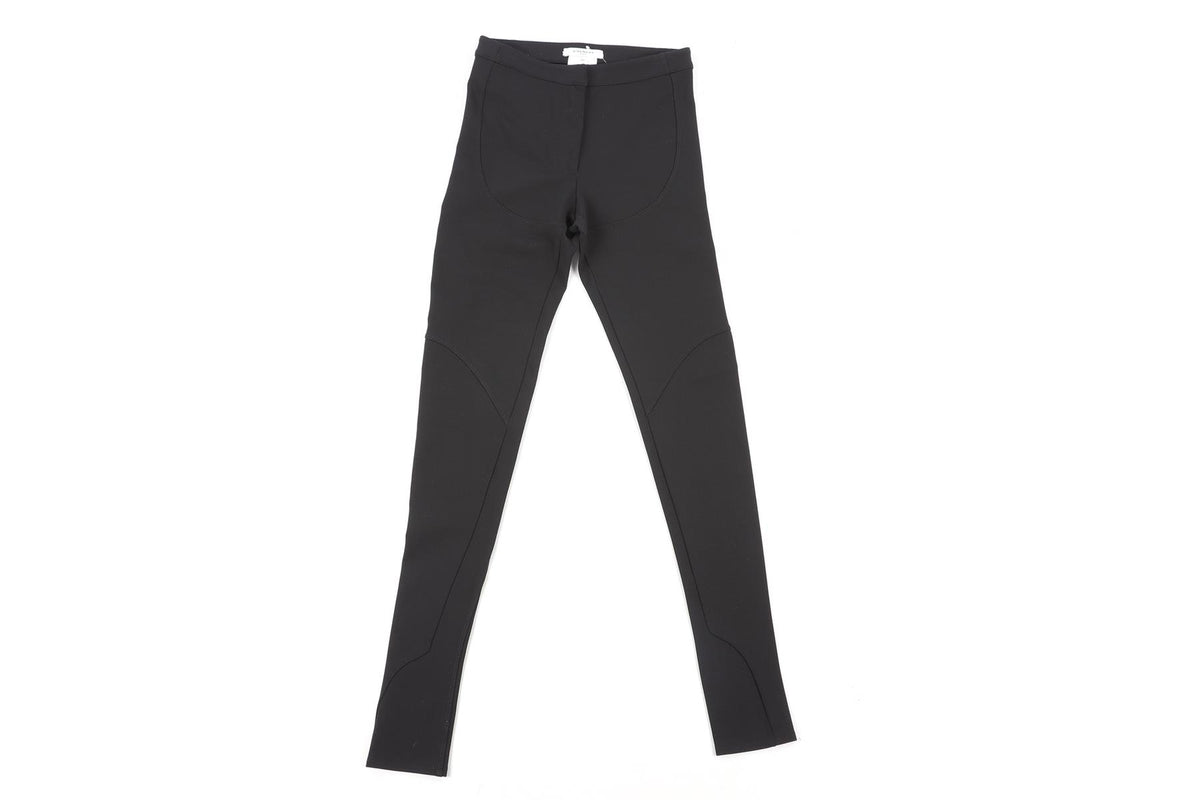 GIVENCHY BLACK CREPE SKINNY PANTS FR 34 UK 6