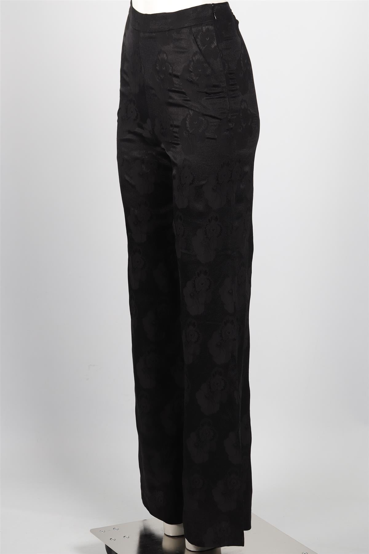 ETRO SILK STRAIGHT LEG PANTS IT 38 UK 6