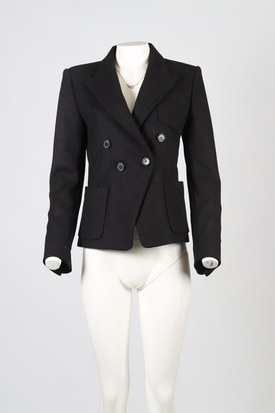 BARBARA BUI WOOL BLEND BLAZER LARGE