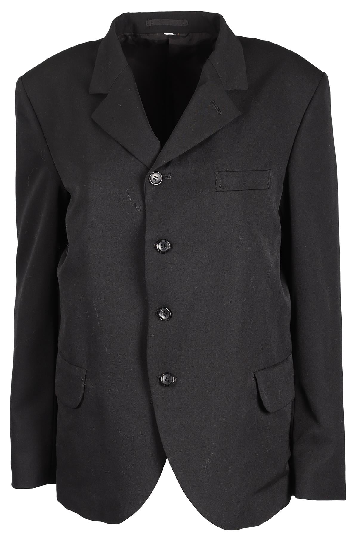 COMME DES GARÇONS BLACK 2024 WOOL BLAZER LARGE