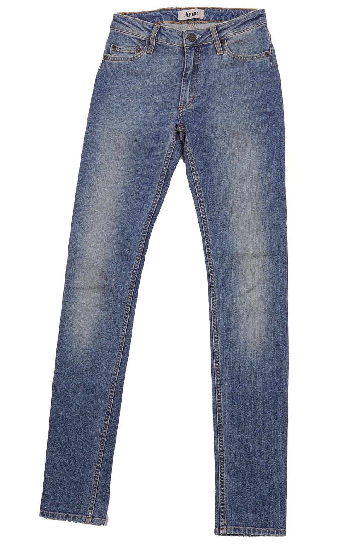ACNE JEANS BLUE MID RISE SKINNY JEANS W26 UK 8