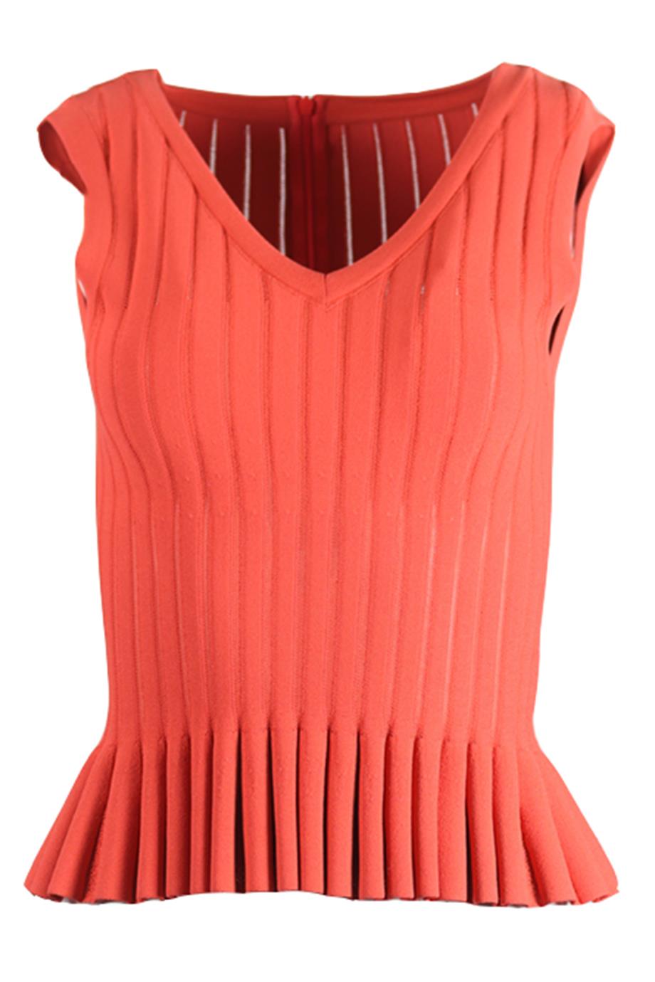 AZZEDINE ALAÏA KNIT TOP XSMALL