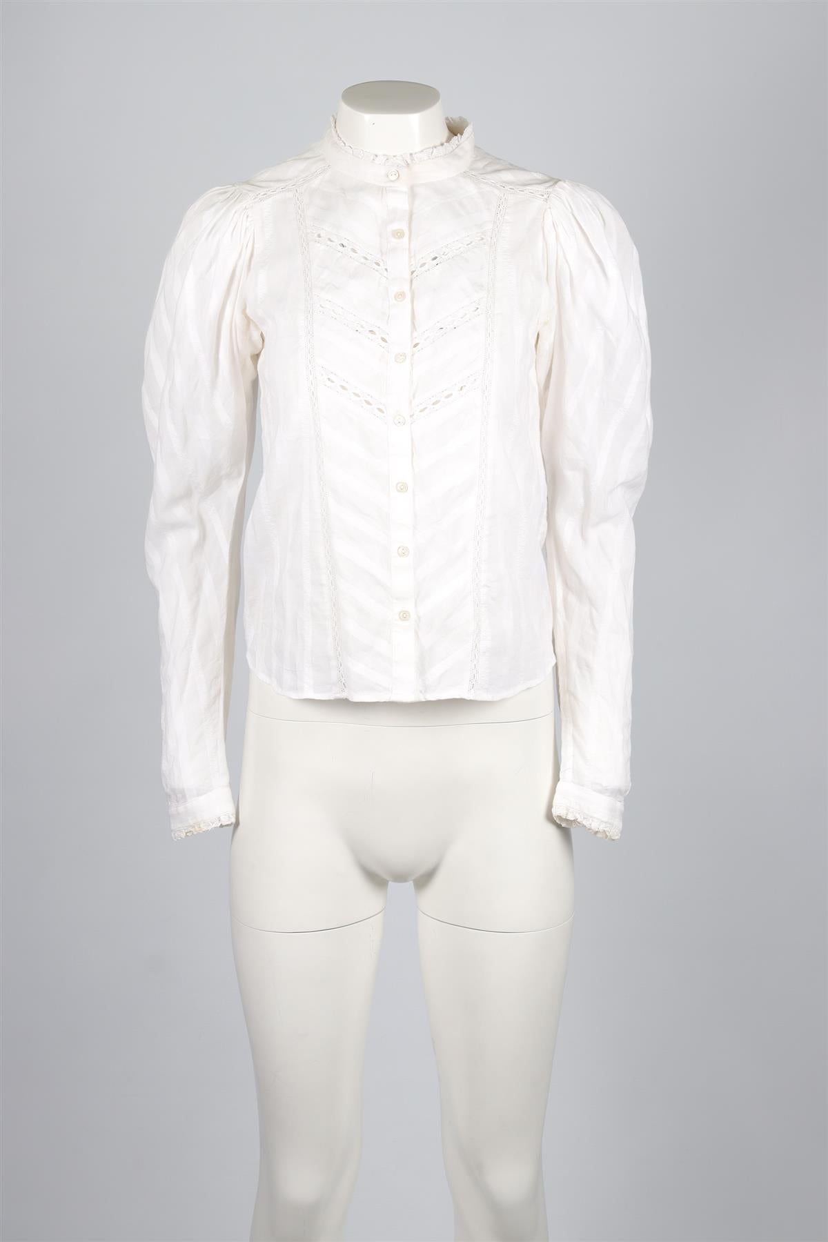 ISABEL ETOILE MARANT WHITE COTTON TOP FR 34 UK 6