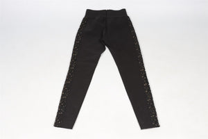 STELLA MCCARTNEY BLACK COTTON SKINNY PANTS IT 36 UK 4