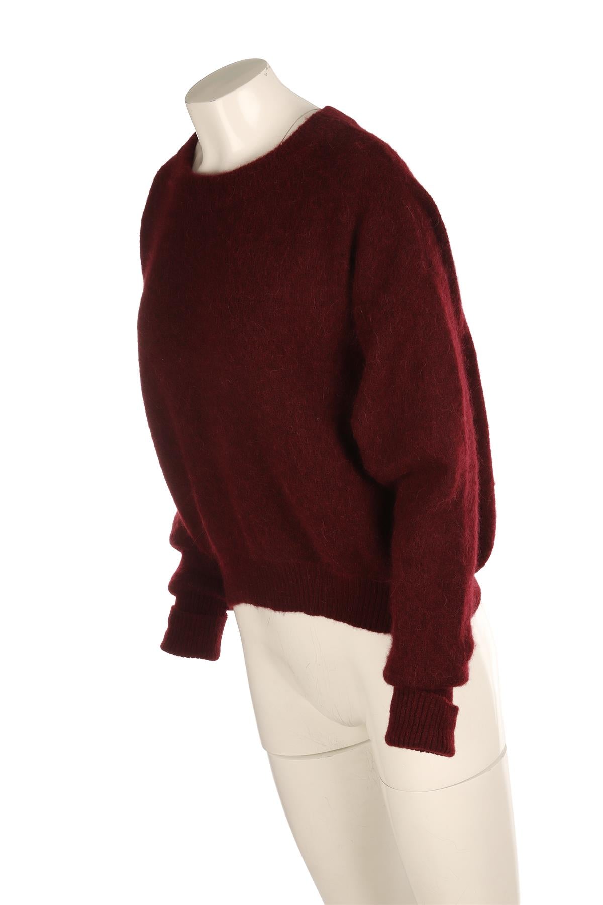 AMERICAN VINTAGE RED WOOL SWEATER XSMALL/SMALL