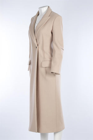 JOSEPH BEIGE WOOL COAT FR 36 UK 8
