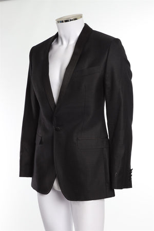 DOLCE & GABANNA BLACK MEN'S WOOL BLAZER IT 46 UK/US 36