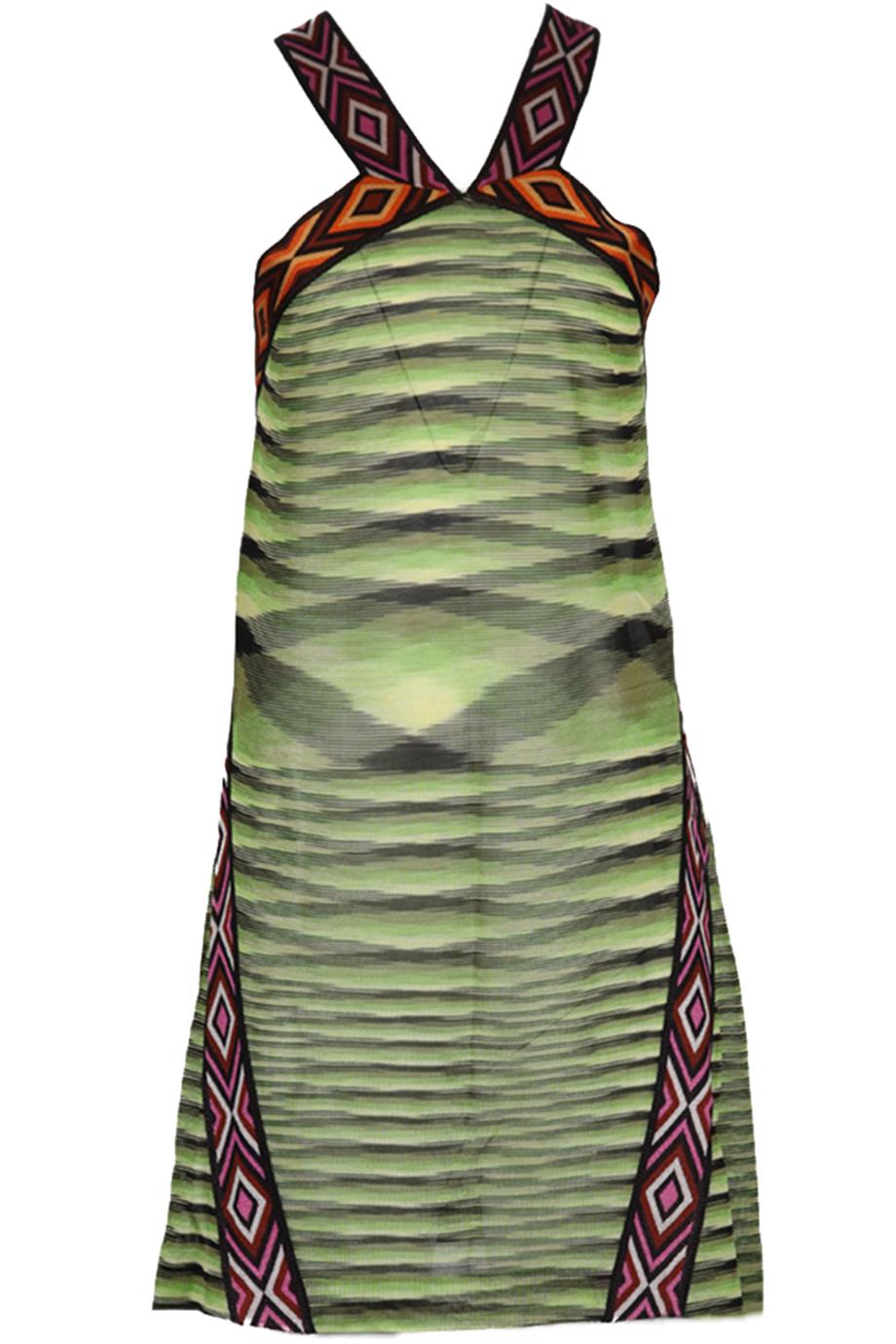 MISSONI CROCHET KNIT MINI DRESS IT 42 UK 10