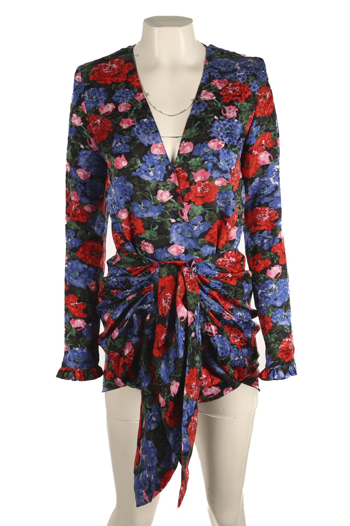 MAGDA BUTRYM MULTI SILK MINI DRESS UK 6