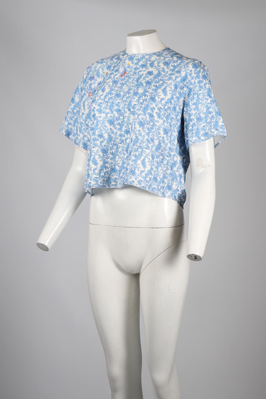 PREEN BY THORNTON BREGAZZI SILK BLEND TOP SMALL
