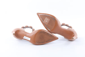 ALAÏA PINK BOMBE SUEDE PUMPS EU 38 UK 5 US 8
