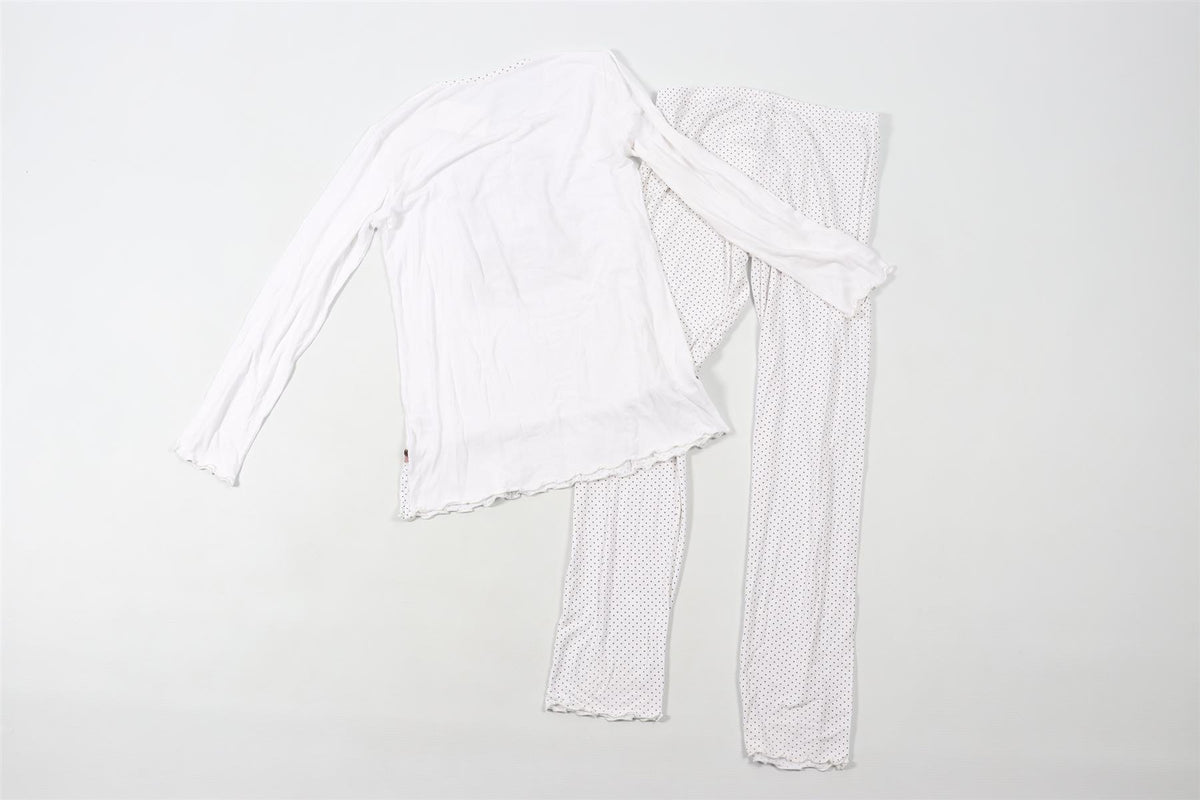 LA PERLA WHITE KIDS GIRLS PYJAMA SET 12 YEARS