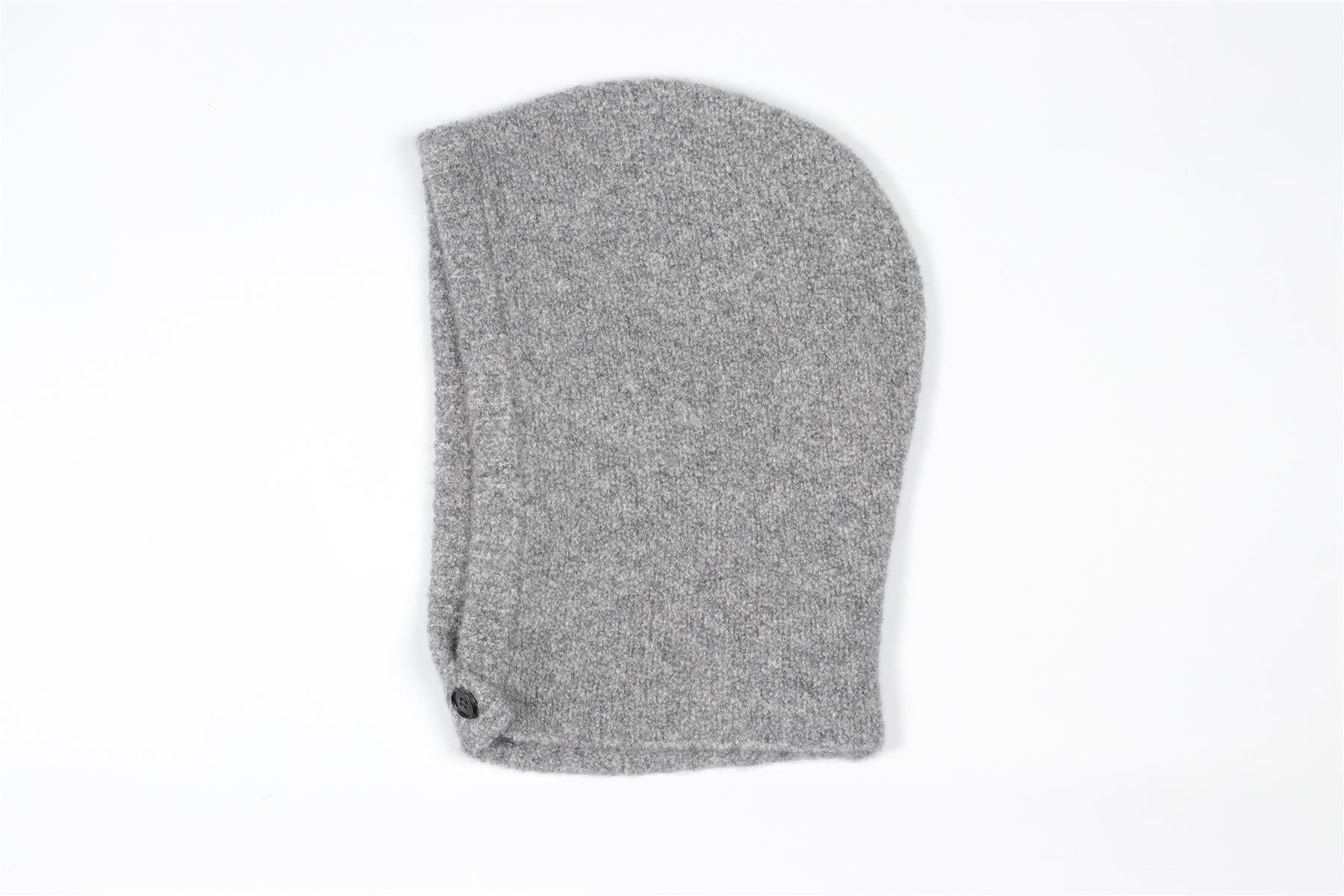 LISA YANG GREY CASHMERE BALACLAVA ONE SIZE