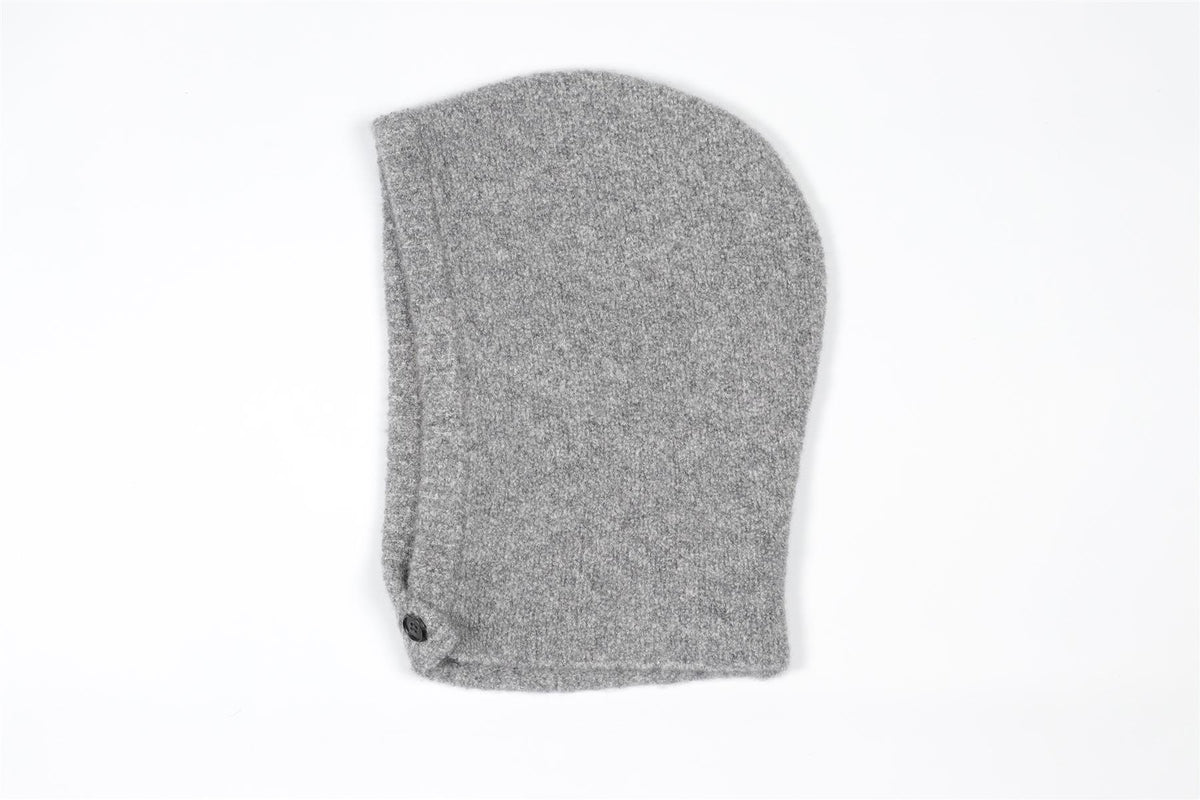 LISA YANG GREY CASHMERE BALACLAVA ONE SIZE
