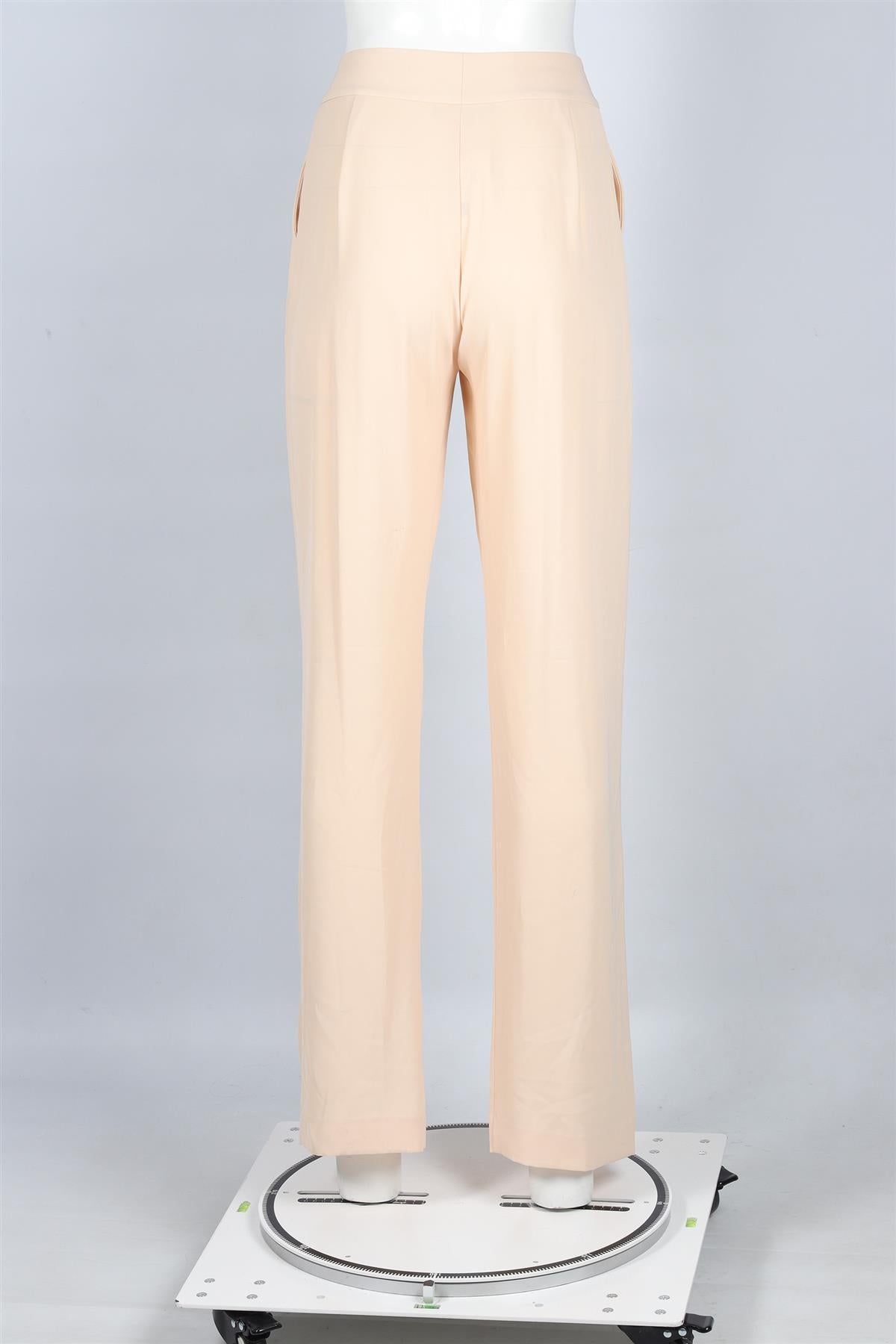 THE SEI NUDE CREPE STRAIGHT LEG PANTS US 0 UK 4
