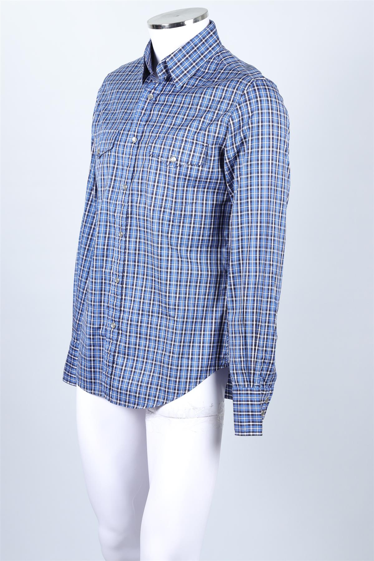 TOM FORD BLUE MEN'S COTTON SHIRT UK/US CHEST 40