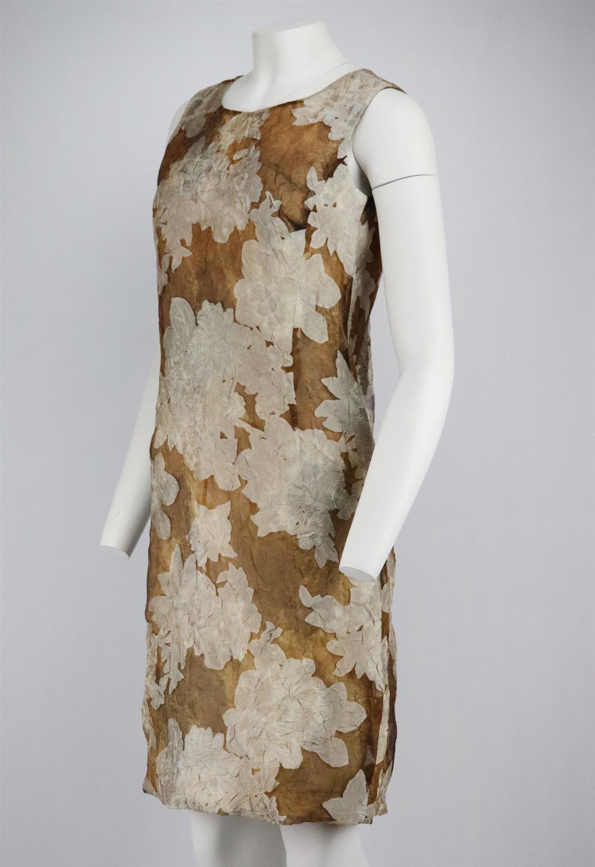 ROLAND KLEIN VINTAGE TEXTURED ORGANZA DRESS UK 12