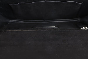ROBERTO CAVALLI BLACK SUEDE CLUTCH