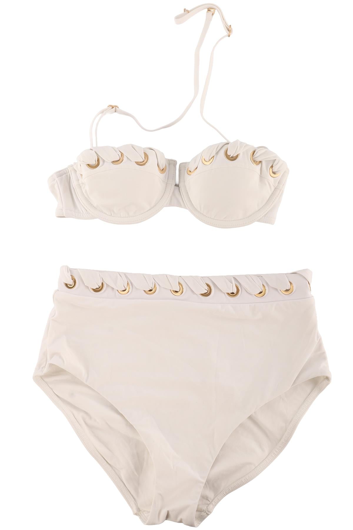 ZIMMERMANN WHITE BIKINI SET 0-1 UK 8