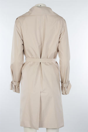 LORO PIANA BEIGE WOVEN COAT IT 42 UK 10