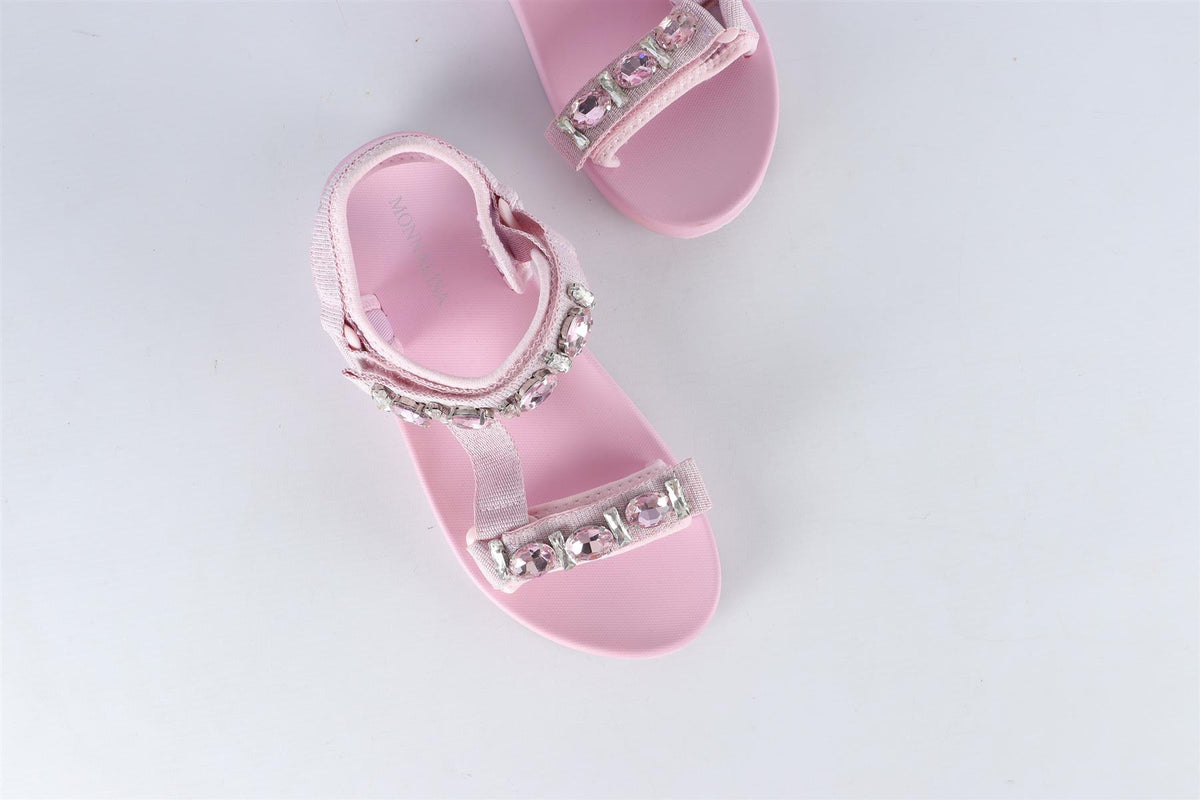 MONNALISA PINK RUBBER SANDALS EU 36 UK 3.5 US 4.5