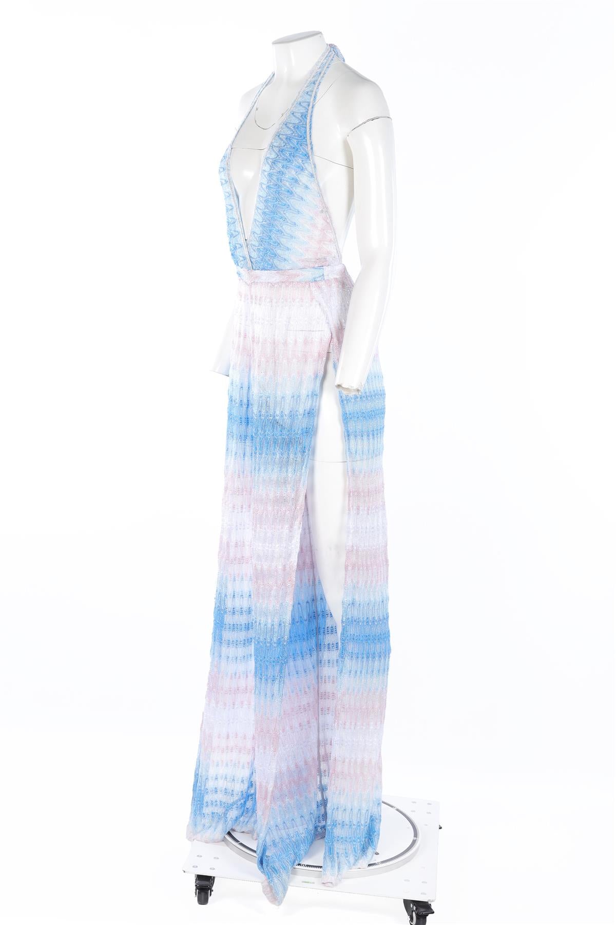 MISSONI BLUE CROCHET JUMPSUIT IT 40 UK 8