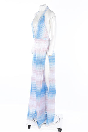 MISSONI BLUE CROCHET JUMPSUIT IT 40 UK 8