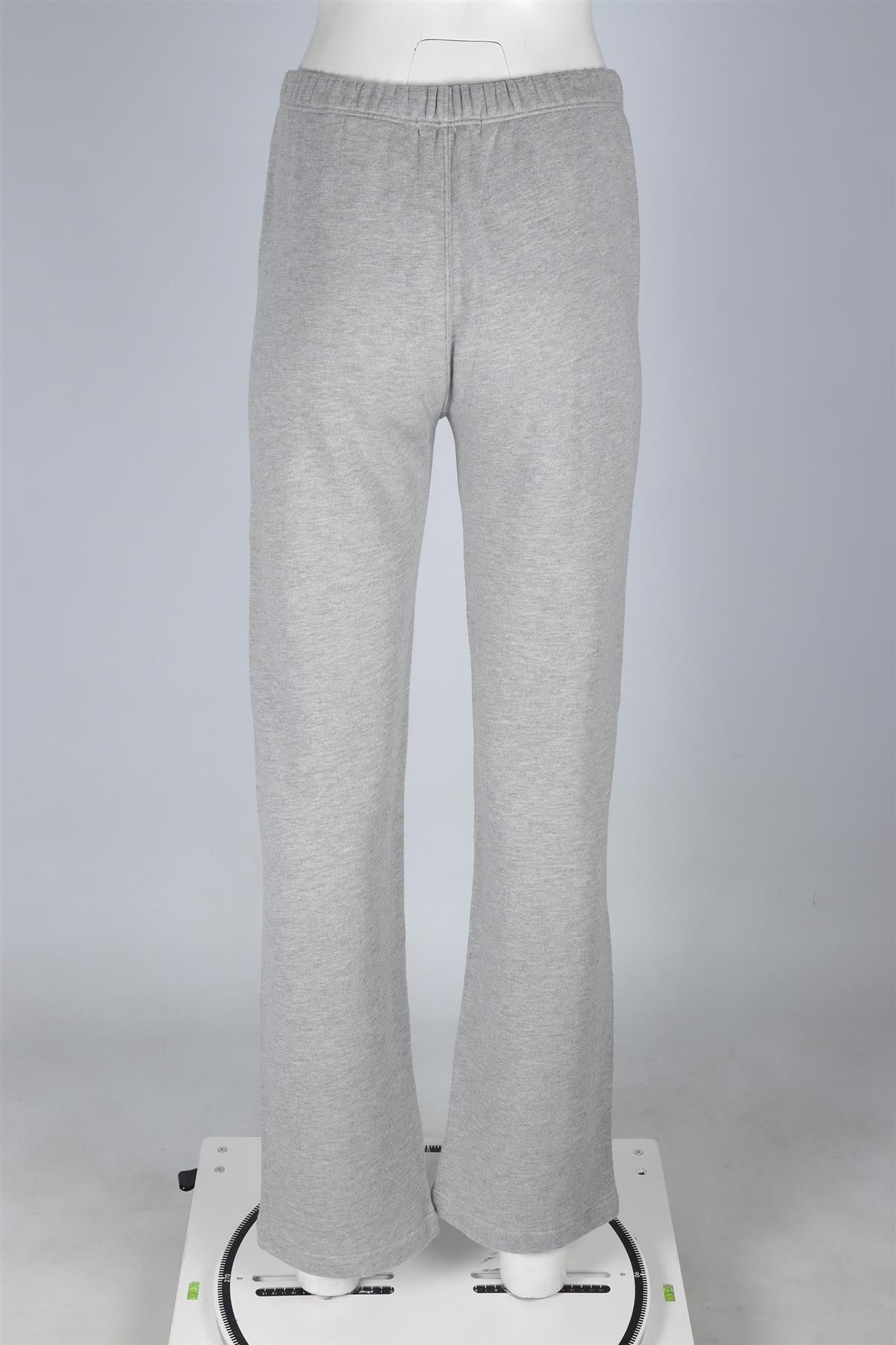 ETERNE GREY COTTON TRACK PANTS SMALL